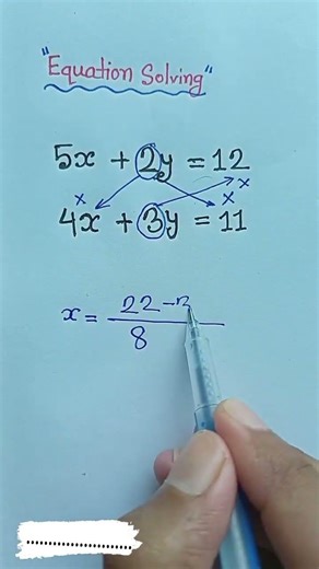 Equation Solving Tricks 🌾🍁 Easy Maths Method #shorts #viral #rohitsir