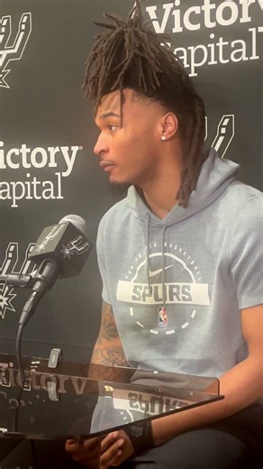 Stephon Castle talks 'self-inflicted' mistakes after Spurs loss to Timberwolves in game one