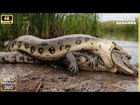 Wild Life Amazon Jungle Biggest Snake In The World In Amazon Forest Discovery Channel Snake Video