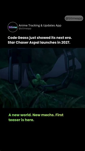 Code Geass: Star Chaser Aspal Reveals First Teaser for 2027 #codegeass #animerecommendations #anime