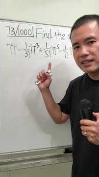 73/1000, none of the terms is zero but the sum is 0, power series of sine