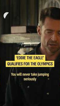 Eddie the Eagle qualifies for the Olympics