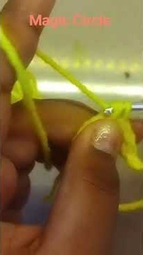 How to make a magic Circle 🔴#Easy Crochet for beginners 😉🧶