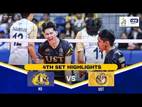 NU vs UST | SET 4 HIGHLIGHTS | UAAP SEASON 88 MEN’S VOLLEYBALL | APR 22, 2026