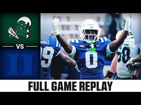 Tulane vs. Duke Full Game Replay | 2026 ACC Football