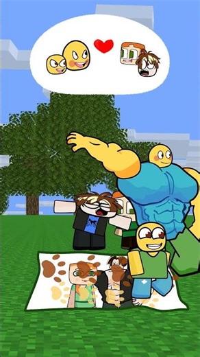 Minecraft - Roblox : Don't step on FAMILY from baby BACON, ALEX!! 😤😤😤😤