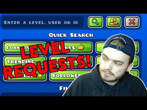 Playing Geometry Dash! Level REQUESTS!