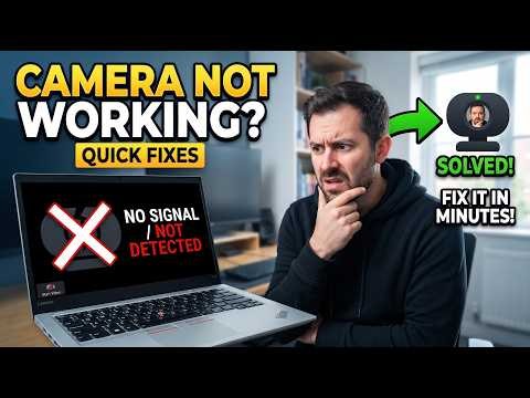 How to Fix Laptop Camera Not Working 2026 | Fix Desktop Camera Black Screen Windows 11 Asus Dell HP