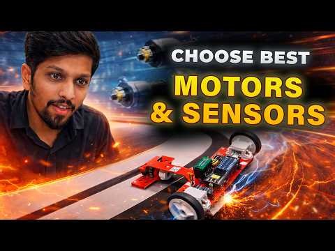 Choosing Right Motors & Sensors for Arduino Line Following Robot