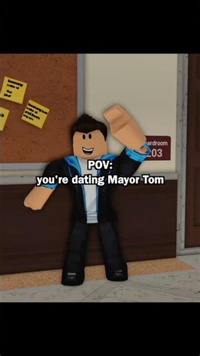POV: You're Dating MAYOR TOM #welcometobloxburg #bloxburg #roblox #bloxburgroblox #fyp