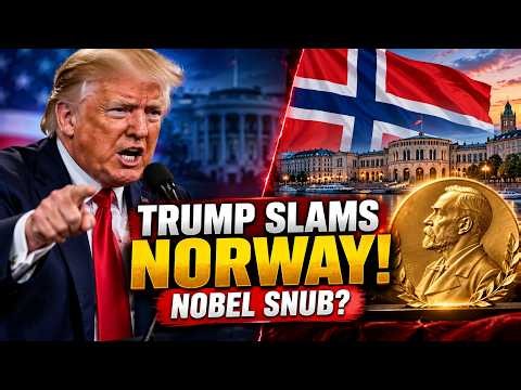 Trump Slams Norway, Says Nobel Peace Prize Snub Leaves 'Indelible Stain'