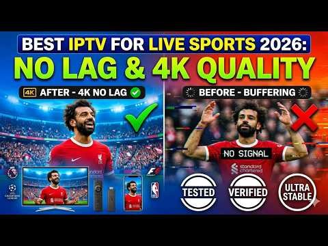 Best IPTV for Sports 2026 🔥 Watch Live Football & UFC (No Buffering)