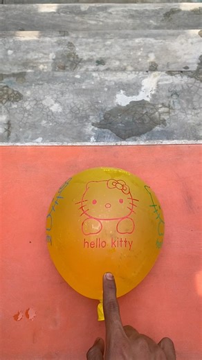 Experiment: Dropping a water balloon from the top of the stairs, does the balloon explode?