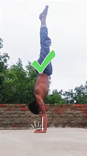 Proper Handstand For Right Techniques✅#calisthenics #fitness