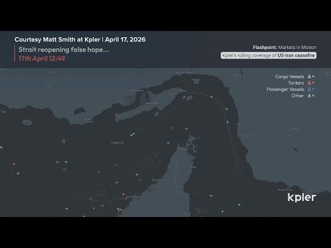 Watch tanker and cargo ships fail to transit Strait of Hormuz after Iran declares it open