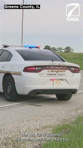 Several Greene County students injured after a rollover school bus crash