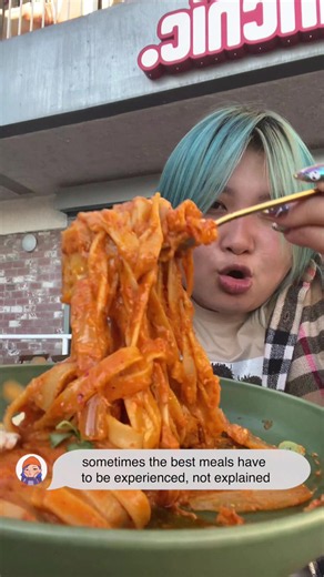 A little food adventure at Hanchic with soytified pasta and more