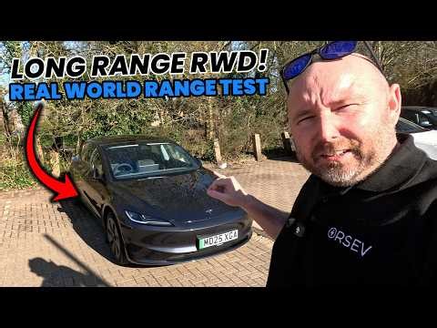 2025 Tesla Model 3 "Highland" Long range RWD real-world range test - how far will it really go?