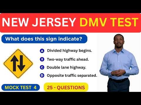 FREE NJ MVC Knowledge Test & Permit Practice 2026 | MOCK TEST 4 | NJ Permit Test Questions & Answers