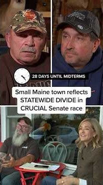 Small Maine town reflects STATEWIDE DIVIDE in CRUCIAL Senate race