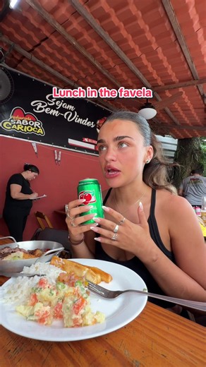 Lunch in the favela: the soda is SOOO good