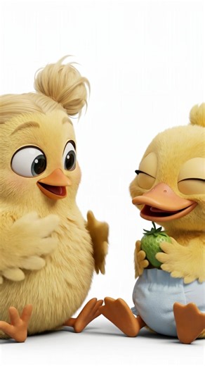 Pip & Suu | Strawberry Baby Duck #oddbeatz #shortanimation #animation | Baby Duck
