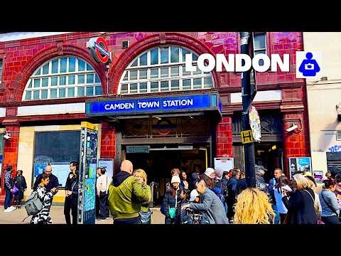 Easter at CAMDEN Market London | Street Food Walk, Market Stalls & Lively Camden Scenes [4K HDR]