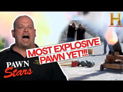 Bowling Ball Mortar Rolls Into the Shop | Pawn Stars
