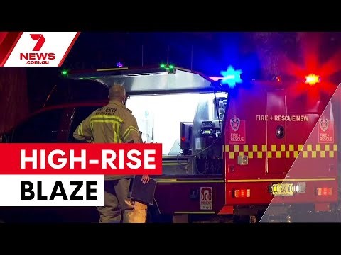 Zetland high-rise evacuated after overnight fire | 7NEWS