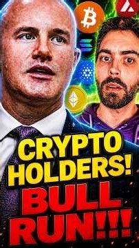 Coinbase CEO: The Bull Run STARTED