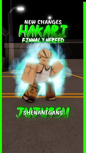 HAKARI NEW NERF IN JJS #jujutsushenanigans #jjkgame #jjs #update #robloxfyp #jujutsukaisen