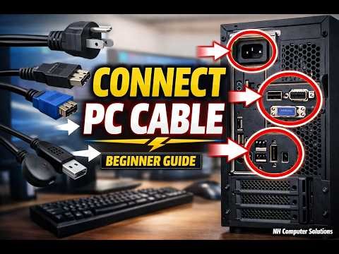 how to connect pc cable 1