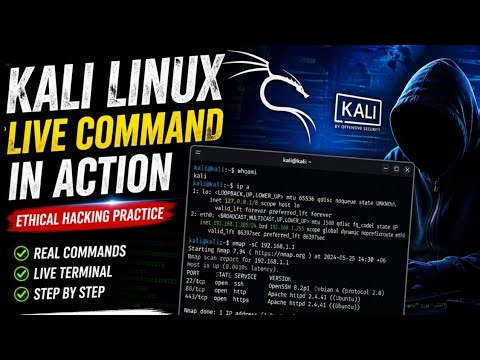 Ethical Hacking Start with Kali Linux | Real Command Demo 🚀