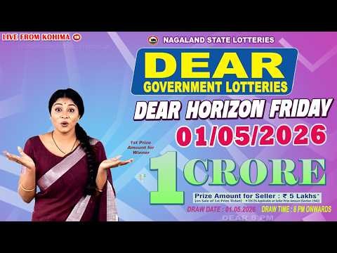 LOTTERY LIVE DEAR 8 PM 01.05.2026 NAGALAND STATE LOTTERY LIVE DRAW LOTTERY SAMBAD LIVE FROM KOHIMA