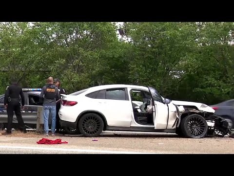 1 arrested, 1 on the run after chase, crash on metro Atlanta interstate, DeKalb PD says