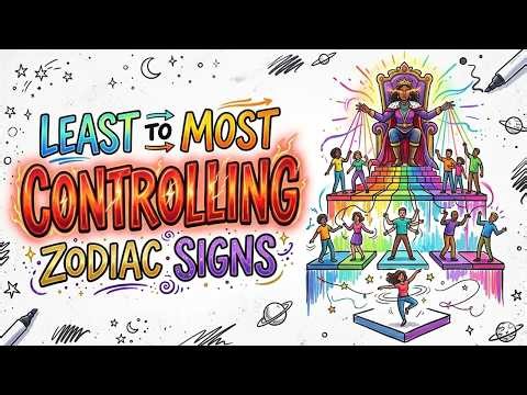Least to Most Controlling Zodiac Signs