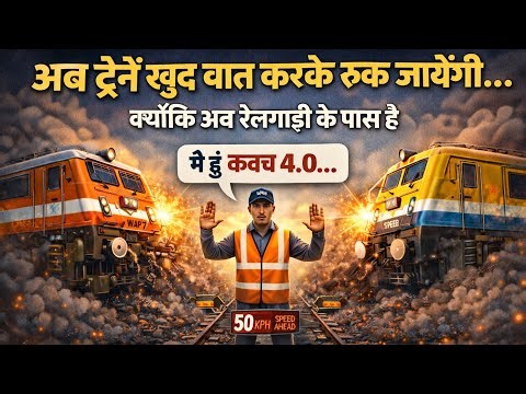 कवच 4.0 | ऑटोमैटिक रेलवे की सेफ्टी टेक्नोलॉजी | 