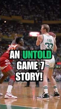 An UNTOLD Celtics STORY from the Game 7 duel between Larry Bird and Dominique! 🍀👀 #shorts #nba
