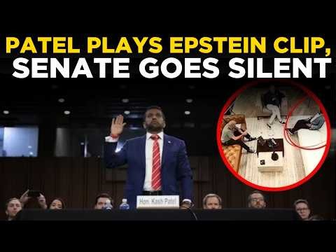 US NEWS LIVE: Epstein Clip Shakes Congress | Kash Patel Leaves Senate Silent | FBI Hearing