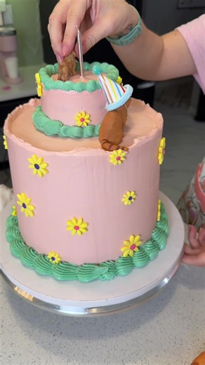 Replying to @Rhonda Cavender I love sharing my favorite hate comments. I figured it was time again, since it has been a bit since the last time I did! 😂 That last one seems personal- I hope she had a better day after getting that off her chest! Even though this cake almost made me rupture an aneurysm, it is one of my favorites I’ve done so far. I am obsessed with the party hats they came with 😂 #fyp #cakedecorating #buttercream #bakersoftiktok #tutorials