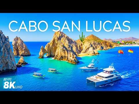 CABO SAN LUCAS 8K Aerial 🇲🇽 🐋 Stunning Coastline, Luxury Resorts & Mexican Paradise ☀️