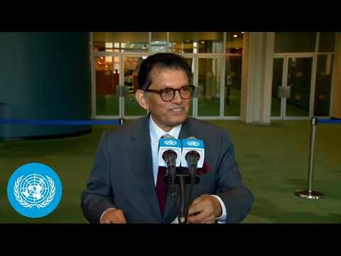 Incoming President of the General Assembly - Media Stakeout | United Nations