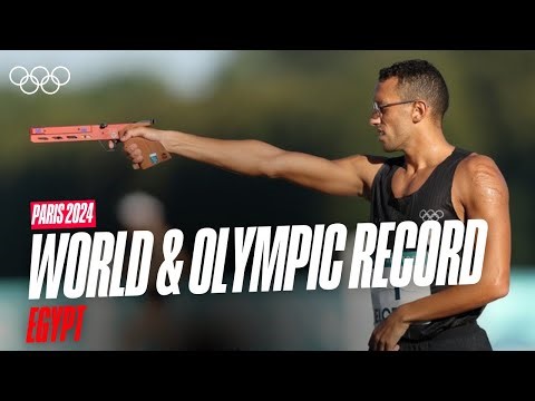 Final Chapter of Modern Pentathlon 🇪🇬🥇 | Best of Egypt at #paris2024 | Anthems