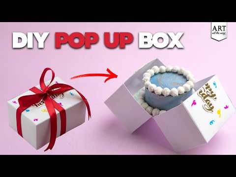 DIY Pop Up Box 🎁 | Easy Surprise Gift Box Tutorial | Creative Handmade Craft