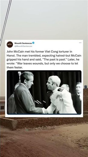 John McCain Forgave the Man Who Tortured Him in War 🇺🇸❤️