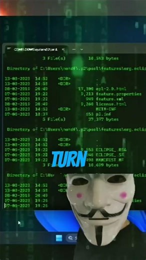 Secret CMD Trick That Makes You Look Like a Hacker 😱#shorts