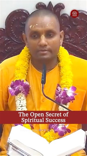 The Open Secret of Spiritual Success #krishna #srilaprabhupada #iskcon #spiritual #spirituality