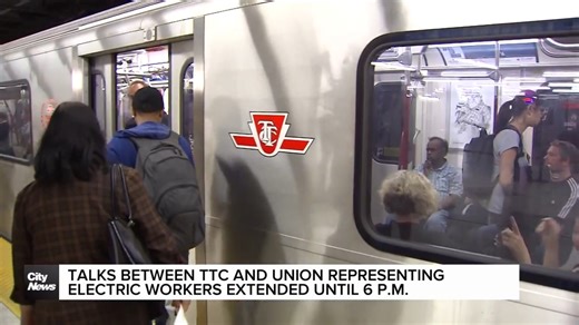 Talks between TTC and union extended until 6 p.m.