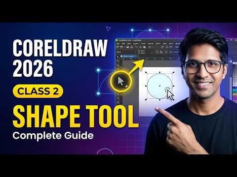 SHAPE TOOL Complete Flyout | CorelDraw Course 2026