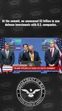 $3 billion in new defense investments with U.S. companies
